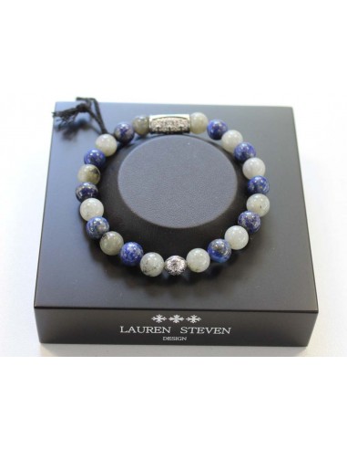 Bracelet Labradorite, Lapis Lazuli et Prospérité