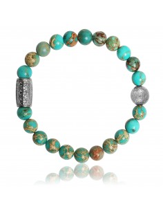 Bracelet Sea Jasper Turquoise