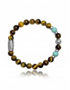 Bracelet 8mm Tiger Eye /...