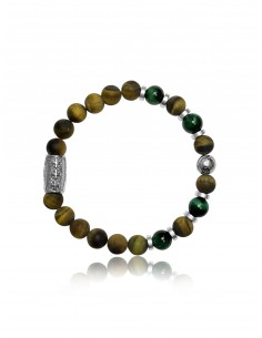 Bracelet 8mm Matte Tiger...