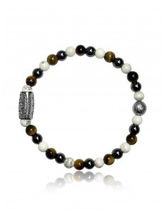 Bracelet 6 mm Howlite /...