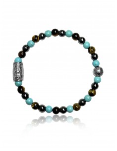 Bracelet 6 mm Blue...