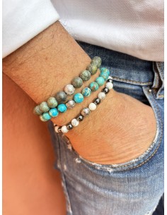 Bracelet 6 mm Howlite /... 2