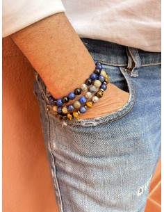 Bracelet 8mm Agate Noire /... 2