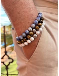 Bracelet Oeil de Tigre et Prospérité 2