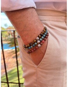 Bracelet 6 mm Red Jasper 2