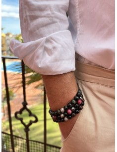 Bracelet Oeil de Tigre Bleu et Prospérité 2