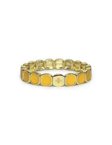 Bracelet Métal émaillé Jaune