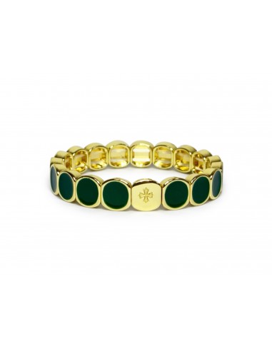 Bracelet Métal émaillé Emeraude