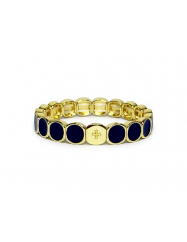 Bracelet Métal émaillé Marine