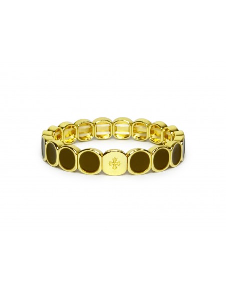 Bracelet Métal émaillé Sable