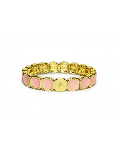 Bracelet Métal émaillé Corail