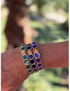 Bracelet Métal émaillé Marine 2