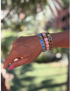 Bracelet Métal émaillé Corail 2