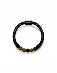 Bracelet Cuir Tressé / Oeil...