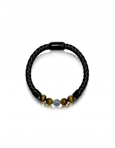 Bracelet Cuir Tressé / Oeil...