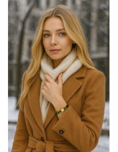 Bracelet Métal émaillé Emeraude 2