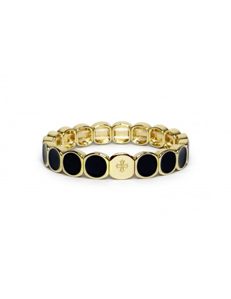 Bracelet Métal émaillé Ardoise