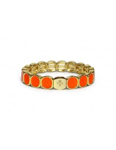 Bracelet Métal émaillé Orange