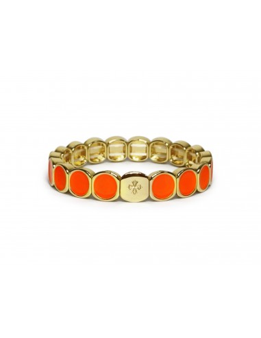 Bracelet Métal émaillé Orange