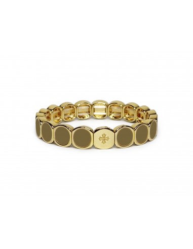Bracelet Métal émaillé Kaki