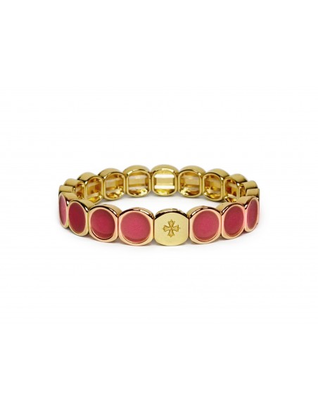 Bracelet Métal émaillé Pastèque