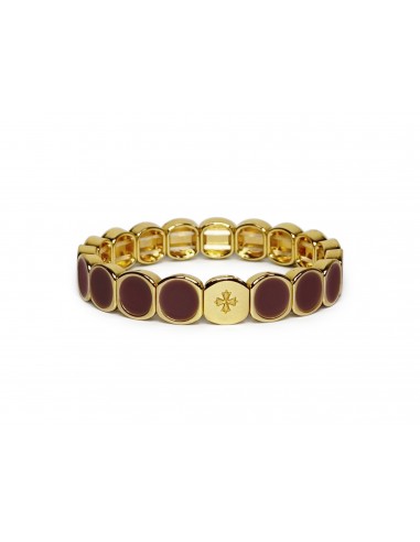 Bracelet Métal émaillé Chocolat