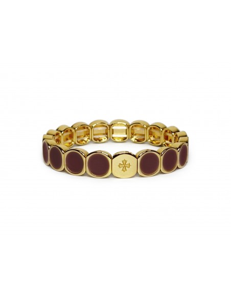 Bracelet Métal émaillé Chocolat