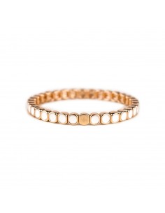 Bracelet Métal émaillé Slim Blanc