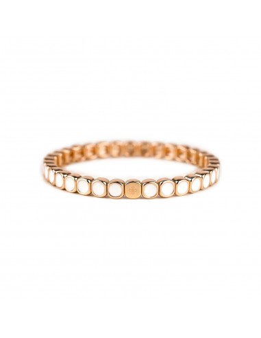 Bracelet Métal émaillé Slim Blanc