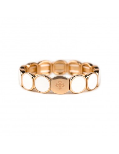 Bracelet Métal émaillé Bold Blanc