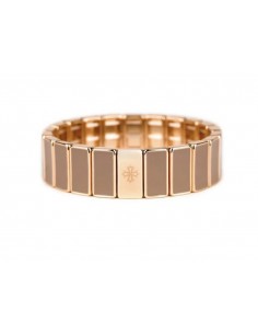 Bracelet Métal émaillé Sticks Taupe