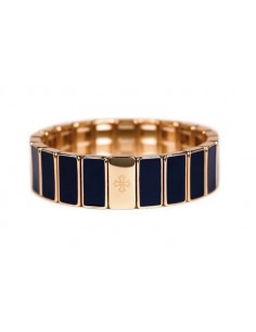 Bracelet Métal émaillé Sticks Noir