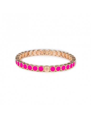 Bracelet Métal émaillé Slim Fuchsia