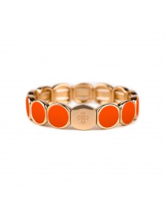 Bracelet Métal émaillé Bold Orange