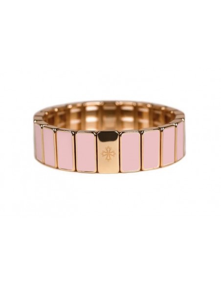 Bracelet Métal émaillé Prestige Rose Poudré
