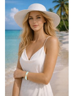 Bracelet Métal émaillé Prestige Azur 2