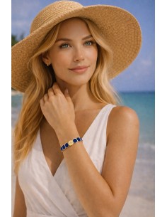 Bracelet Métal émaillé Bold Marine 2