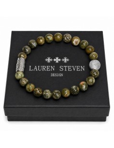 Bracelet Rhyolite et Talisman 2