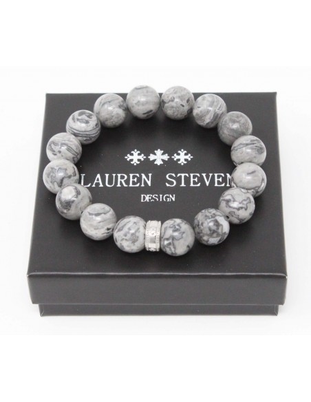 Bracelet 12 mm Map Stone