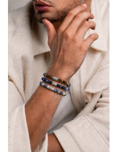 Bracelet Black Agate / Lapis Lazuli / Prosperity 2