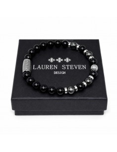Bracelet 8mm Black Agate /... 2
