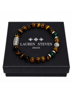 Bracelet 8mm Oeil de Tigre / Oeil de Tigre Vert 2