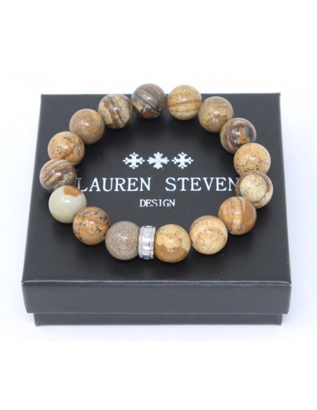 Bracelet 12 mm Jasper Picture