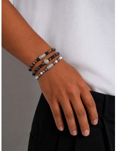 Bracelet 6 mm Agate Noire /... 2