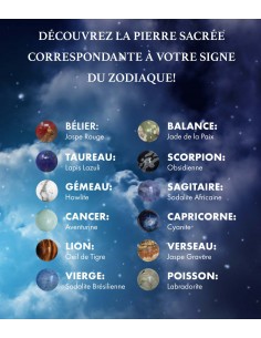 Bracelet Jade de la paix / signe balance / 8mm 2