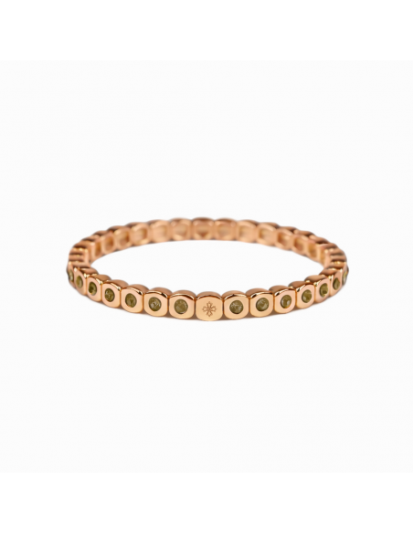 Bracelet Métal Strass Eclat de Sous-Bois