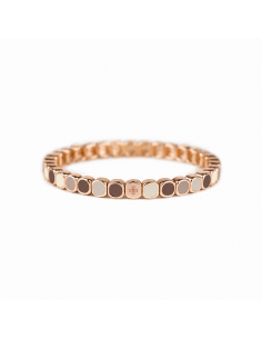 Bracelet Métal émaillé Slim Lueur de Moka