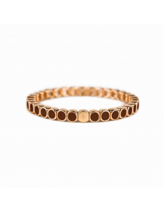 Bracelet Métal émaillé Slim Chocolat