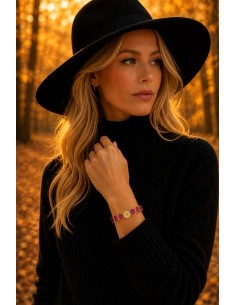 Bracelet Métal émaillé Pastèque 2